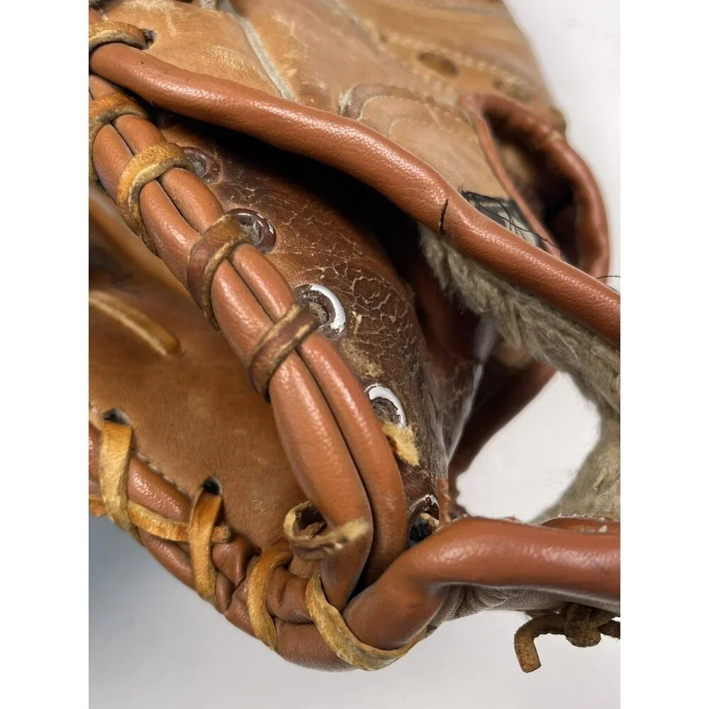 VTG DAMAX-PRO 600 EZ-Catch Pocket Top Grain Leather SOFTBALL GLOVE LHT *Read*